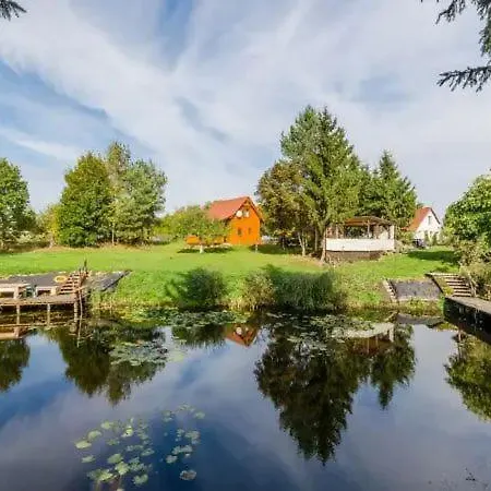Agrodomek Nad Stawem Stregielek Exterior photo